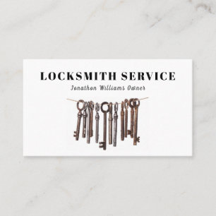 Visita Tarjeta de presentación del servicio de locksmith 