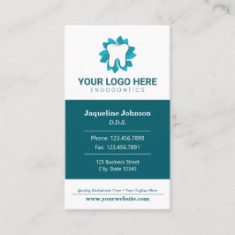 Visita Tarjeta de presentación dental editable