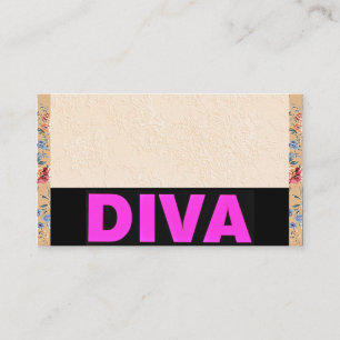 Visita Tarjeta de presentación Diva