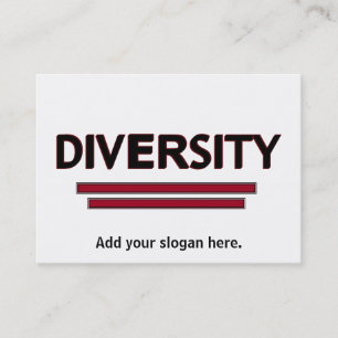 Visita Tarjeta de presentación Diversidad