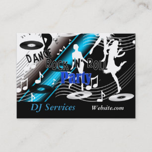 Visita Tarjeta de presentación DJ Disc Jockey Música de b