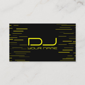 Visita Tarjeta de presentación DJ única