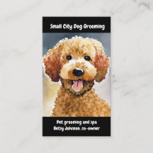 Tarjeta de presentación Dog Groomer