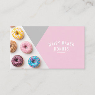 Visita Tarjeta de presentación Donut Bakery Sweets Chef P