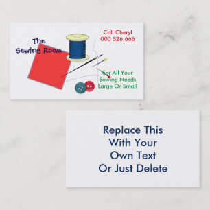 Visita Tarjeta de presentación Dressmaker Reparadores de