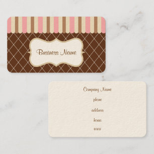 Visita Tarjeta de presentación dulce vintage