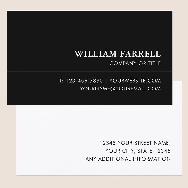 Visita Tarjeta de presentación ejecutiva negra y blanca p (Subido por el creador)