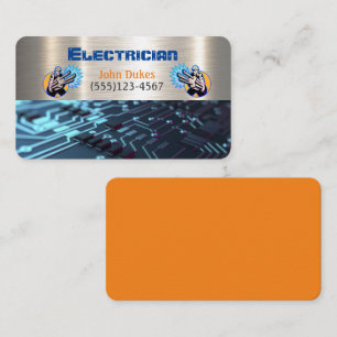 Visita Tarjeta de presentación electrónica Metalizado Han