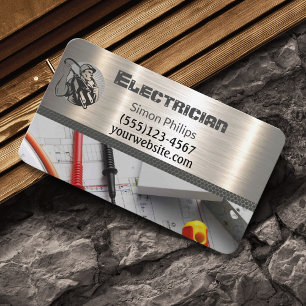Visita Tarjeta de presentación electrónica Metalizado Han