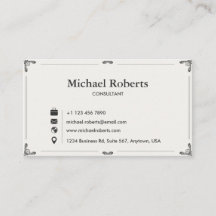 Tarjeta de Presentación Elegante