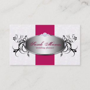 Visita Tarjeta de presentación elegante floral rosa para
