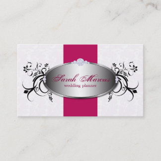 Visita Tarjeta de presentación elegante floral rosa para