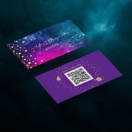 Visita tarjeta de presentación elegante galaxia nº2