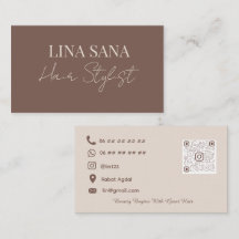 Tarjeta de Presentación Elegante para Servicios de