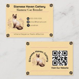 Visita Tarjeta de presentación elegante y personalizable 