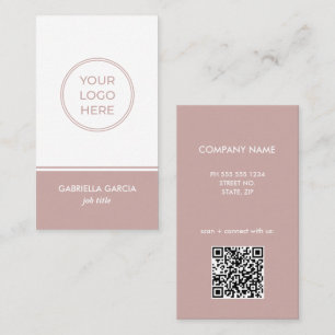 Visita Tarjeta de Presentación Empresarial con Código QR