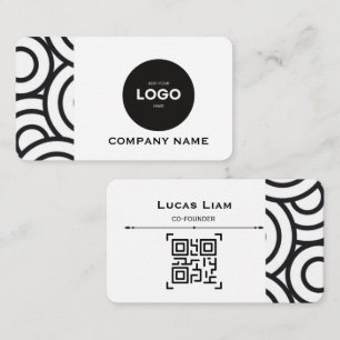 Visita Tarjeta de presentación empresarial con logotipo c