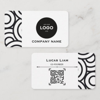 Visita Tarjeta de presentación empresarial con logotipo c