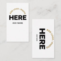 Tarjeta de presentación empresarial con logotipo p