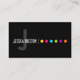 Visita Tarjeta de presentación en negrita y alta