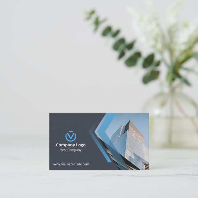 Visita Tarjeta de presentación estándar, 3,5" x 2,0" (Anverso de pie)