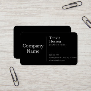 Visita Tarjeta de presentación, estándar, 3,5" x 2,0" 