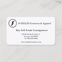 Tarjeta de presentación estándar de 3,5" x 2,0"