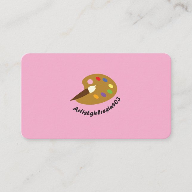 Visita Tarjeta de presentación estándar de 3,5" x 2,0" (Anverso)