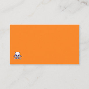 Visita Tarjeta de presentación estándar naranja de Calave