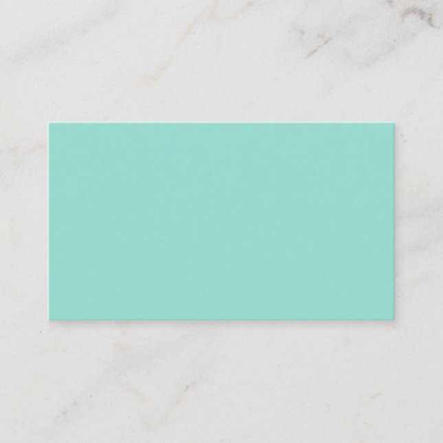 Visita Tarjeta de presentación estándar Robin's Egg Blue (Anverso)
