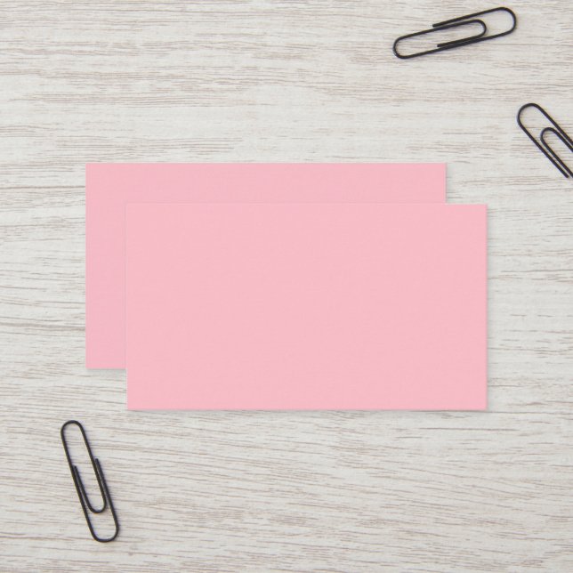 Visita Tarjeta de presentación estándar rosa (Anverso/Reverso In Situ)