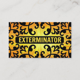 Visita Tarjeta de presentación Exterminator Sunshine Dama