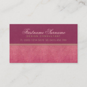 Visita Tarjeta de presentación Femme Elegance