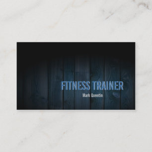 Visita Tarjeta de presentación Fitness Trainer Business C