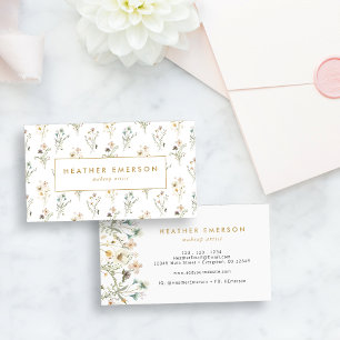 Visita Tarjeta de presentación floral chic