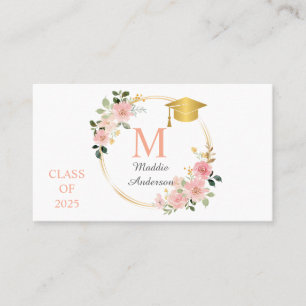Visita Tarjeta de presentación Floral Graduada