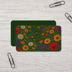 Visita Tarjeta de presentación floral hermosa (1)