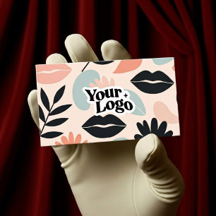 Visita Tarjeta de presentación floral moderna - Código QR