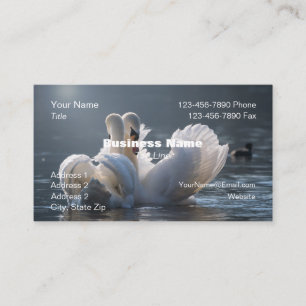 Visita Tarjeta de presentación Fondo de cisne HAMbyWG
