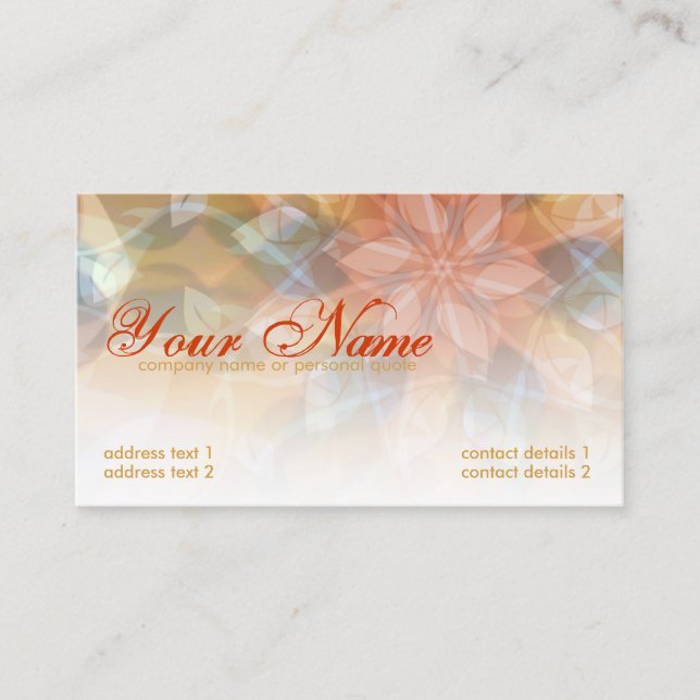 Visita Tarjeta de presentación Freshsoul (Anverso)