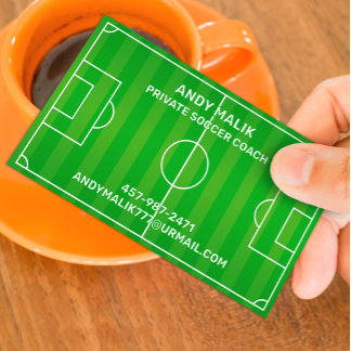 Visita Tarjeta de presentación Futball de fútbol