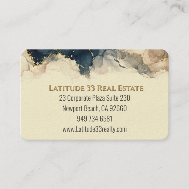 Visita Tarjeta de presentación general de Latitude 33 Rea (Anverso)