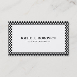 Visita Tarjeta de presentación genérica de marco de verif