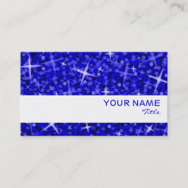 Visita Tarjeta de presentación Glitz Dark Blue stripe