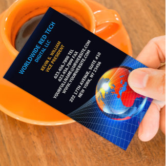 Visita Tarjeta de presentación Globe