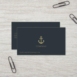 Visita Tarjeta de presentación Gold Anchor