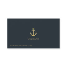 Tarjeta de presentación Gold Anchor