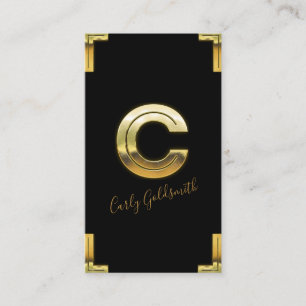 Visita Tarjeta de presentación Gold C Inicial y Fronteras