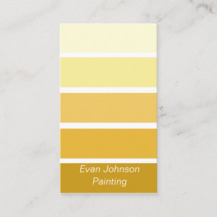 Visita Tarjeta de presentación Gold Paint Palette