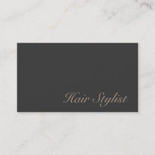 Visita Tarjeta de presentación Gray Hair Stylist